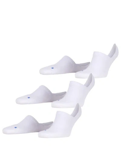 Falke Cool Kick 3-pack No Show Socks In White