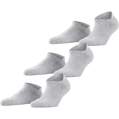 Falke Cool Kick 3-pack Sneaker Socks In Gray