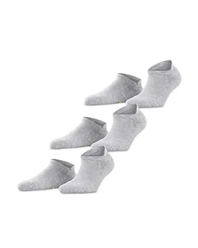 Falke Cool Kick Ankle Socks, Pack Of 3 In Light Gray