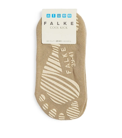 Falke Cool Kick Trainer Socks In Beige