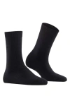 Falke Cosy Crew Socks In Black