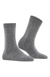 Falke Cashmere & Wool-blend Cozy Socks In Light Grey
