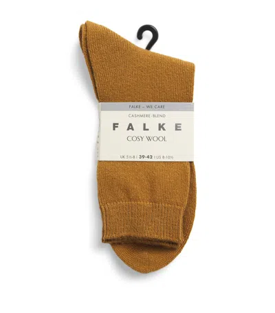 Falke Cosy Socks In Gold