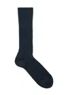 Falke Cosy Wool-blend Socks In Dark Navy
