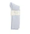 Falke Cosy Wool Boot Socks In Blue