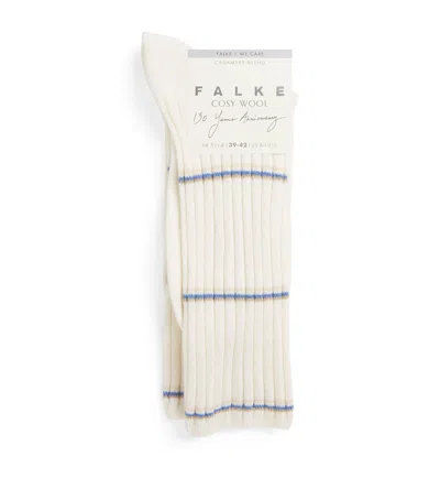 Falke Cosy Wool Boot Socks In Neutral