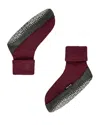 Falke Men's Cozy Shoe Grip Socks In Barolo