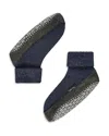 Falke Men's Cozy Shoe Grip Socks In Dark Blue