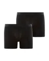 Falke Cotton Blend Boxer Briefs, Pack Of 2 In Black