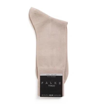 Falke Cotton-blend Tiago Socks In Neutral