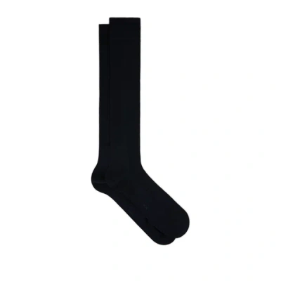 Falke Cotton Mid-calf Socks In Black