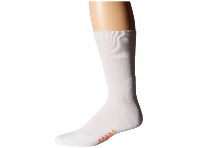 Falke Cotton Run Socks Knee High Socks Shoes White: Eu 46-48 (us Men's 12.5-13.5)