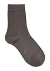 Falke Cotton Touch Cotton-blend Socks In Charcoal