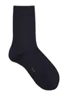 Falke Cotton Touch Cotton-blend Socks In Navy