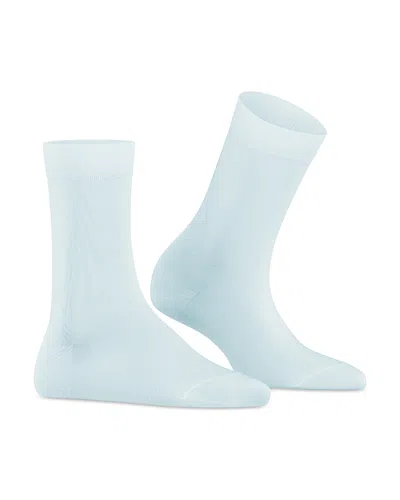 Falke Cotton Touch Crew Socks In Blue