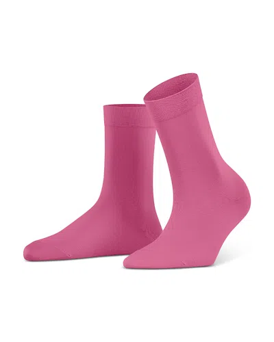 Falke Cotton Touch Crew Socks In Candy