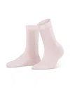 Falke Cotton Touch Crew Socks In Light Pink