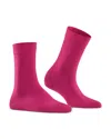 Falke Cotton Touch Crew Socks In Pink