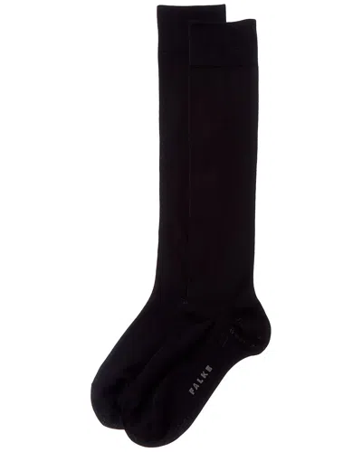 Falke Cotton Touch Knee-high Socks In Black