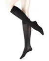 Falke Cotton Touch Knee High Socks In Black