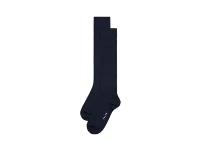 Falke Cotton Touch Knee-high Socks Women Women's Crew Cut Socks Shoes Dark Navy: Eu 39-42 (us Women's 8-10 In Black