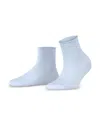 Falke Cotton Touch Short Socks In Light Blue