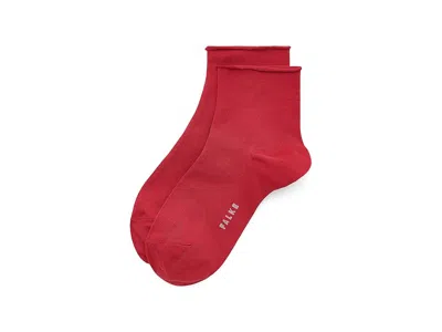 Falke Cotton Touch Short Socks Women Women's Crew Cut Socks Shoes Scarlet: Eu 35-38 (us Women's 5-7.5) In Red