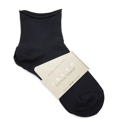 Falke Cotton Touch Socks In Navy