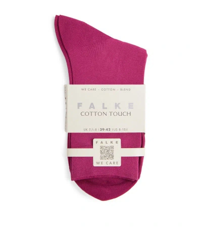 Falke Cotton Touch Socks In Purple