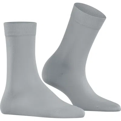 Falke Cotton Touch Socks In Silver