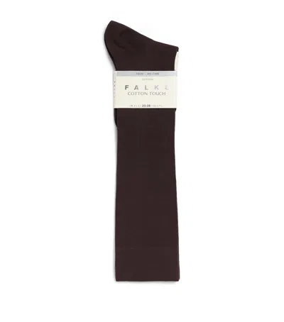 Falke Cotton-blend Touch Knee-high Socks In Black