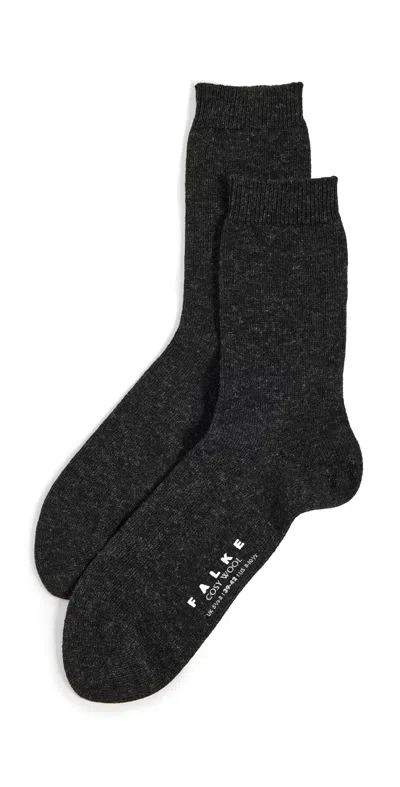Falke Cozy Wool Socks Anthracite