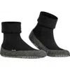 Falke Cozyshoe Wool Blend Sock Slippers In Black