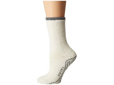 Falke Cuddle Pad Slipper Sock Women's Crew Cut Socks Shoes Off-white: Eu 35-38 (us Women's 5-7.5) In Gray