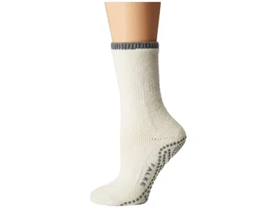 Falke Cuddle Pad Slipper Socks Women's Crew Cut Socks Shoes Off-white: Eu 39-42 (us Women's 8-10.5) In Neutral