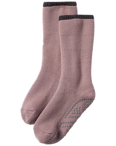 Falke Cuddle Pads X-mas Wool-blend Socks In Pink