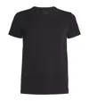 Falke Cotton-blend Daily Climate Control T-shirt In Black
