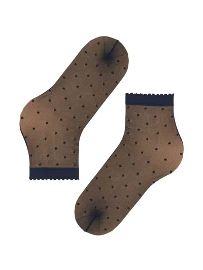 Falke Dot So Socks In Brown