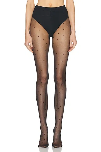 Falke Dot Tight In Black