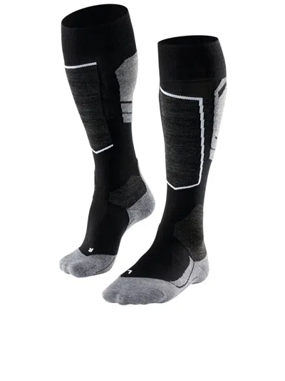 Falke F Sk4 Black Socks In Brown
