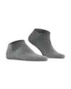 Falke Family Cotton Blend Sneaker Socks In Light Grey Melange