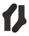 Falke Family Cotton Blend Socks In Dark Brown
