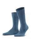 Falke Light Denim Family Socks In Blue