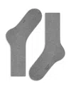 Falke Family Cotton Blend Socks In Light Grey