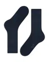 Falke Family Cotton Blend Socks In Navy Melange