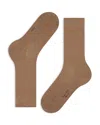Falke Family Cotton Blend Socks In Nutmeg Melange