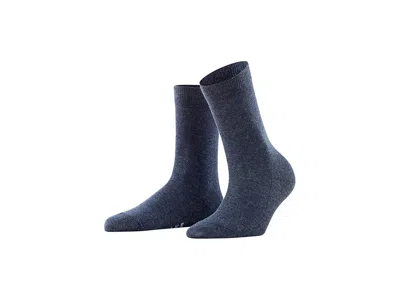 Falke Family Cotton Crew Socks Women's Low Cut Socks Shoes Navy Blue: Eu 39-42 (us Women's 8-10.5)