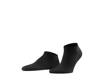 Falke Family Cotton Sneaker Sock Women's Crew Cut Socks Shoes Black: Eu 39-42 (us Women's 8-10.5)