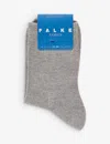 Falke Boys Light Grey Kids Family So Logo-print Stretch-cotton Blend Ankle Socks 2-13 Years In Light Grey