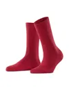 Falke Family Sustainable Cotton Blend Socks In Scarlet